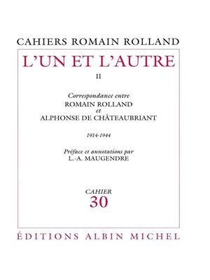 cover image of L'Un et l'Autre--tome 2